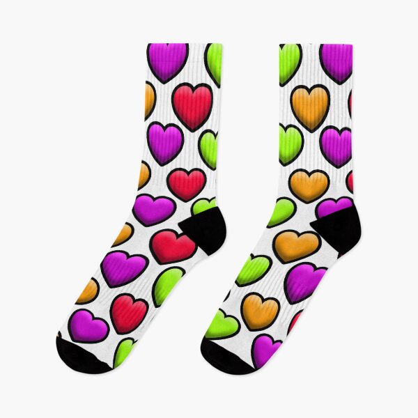 Item preview, Heart pattern and color, shadows and outline design on white background designed and sold by Stéphane  Thirion.