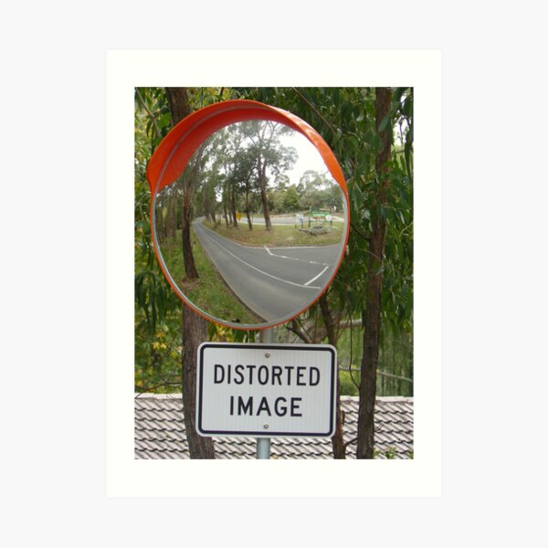 Distorted Image Art Print