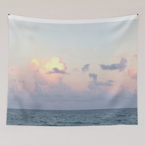 Item preview, Cotton Candy Pink Sky Over Ocean Skyline designed and sold by JDMHoney.