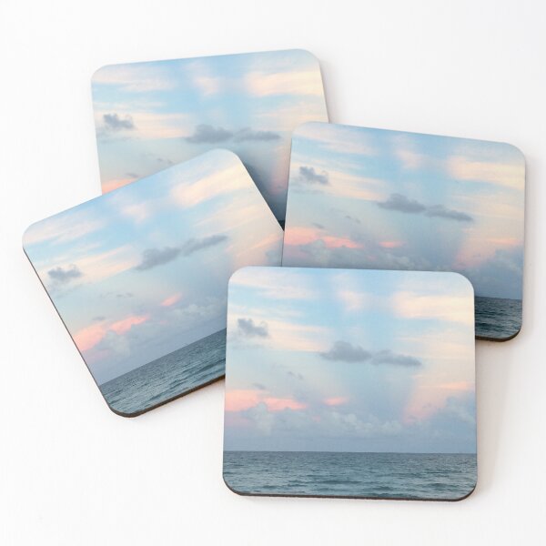 Item preview, Cotton Candy Pink Sky Over Ocean Skyline designed and sold by JDMHoney.