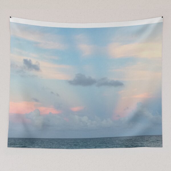 Item preview, Cotton Candy Pink Sky Over Ocean Skyline designed and sold by JDMHoney.