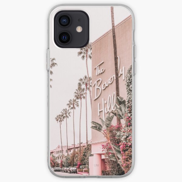 Beverly Hills Hotel Pink iPhone Soft Case