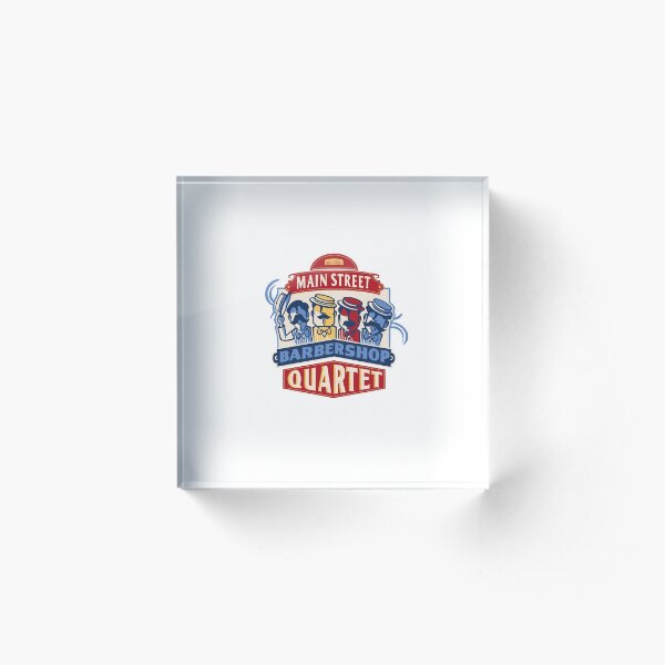 Barbershop Quartet Acrylic Block