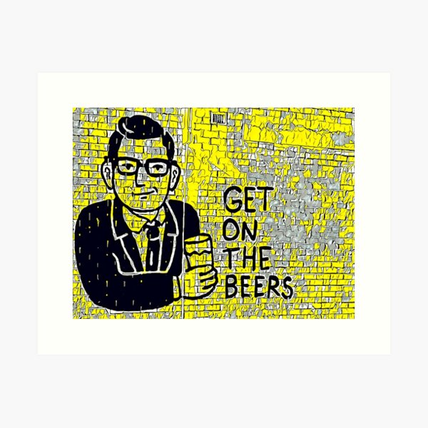 Item preview, Get on the Beers with Dan Andrews  designed and sold by Tovers.