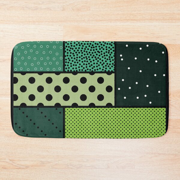 Item preview, Polka Dots & Circles Tableau – Green designed and sold by RoguePatterns.