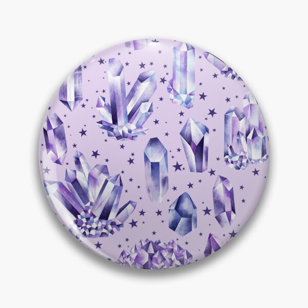 Item preview, Amethyst Quartz Crystals  on Lilac designed and sold by KConfetti.