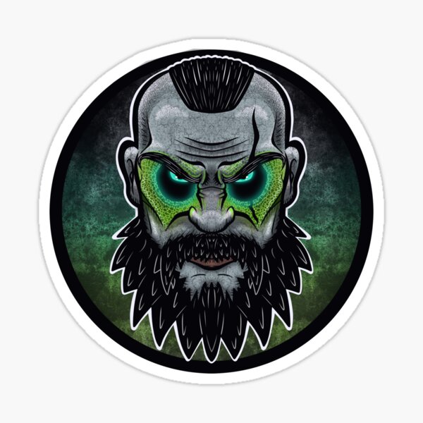 Vista previa del artículo con la obra «On The Chin ™ NORSE KING», diseñado y vendido por OnTheChin.