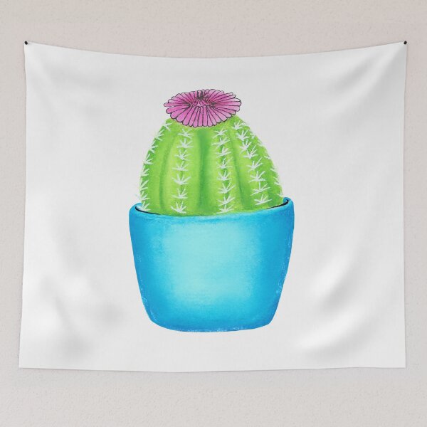 Item preview, Watercolor "Devil's Tongue" Cactus designed and sold by artbychojay.