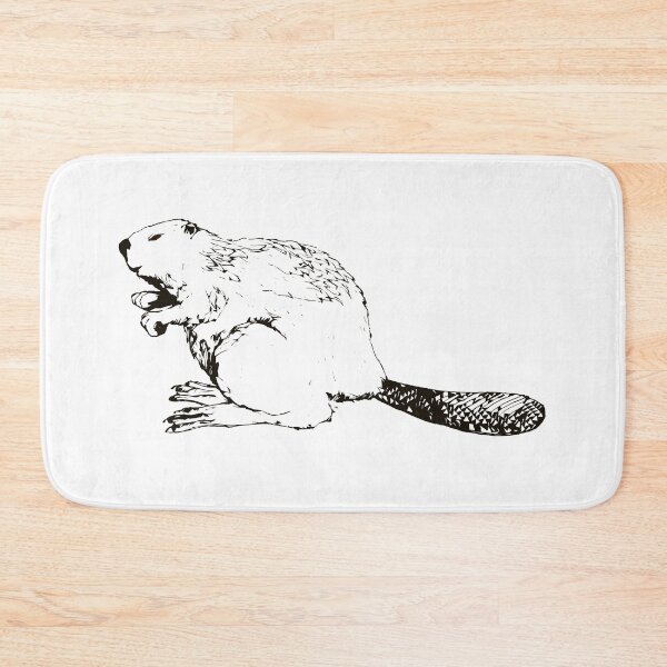 Item preview, Beaver Line Drawing designed and sold by Salt & Keep.