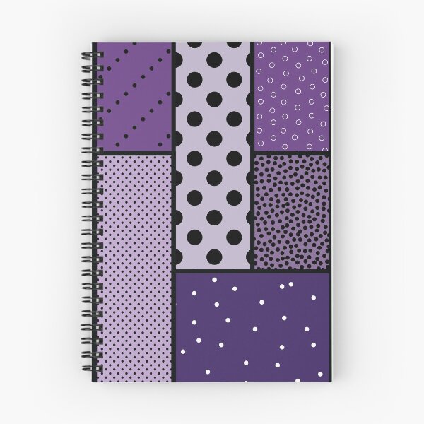 Item preview, Cuadro con lunares y círculos - Violeta designed and sold by RoguePatterns.