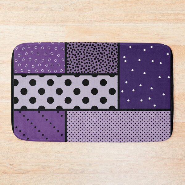 Item preview, Polka Dots & Circles Tableau – Purple designed and sold by RoguePatterns.