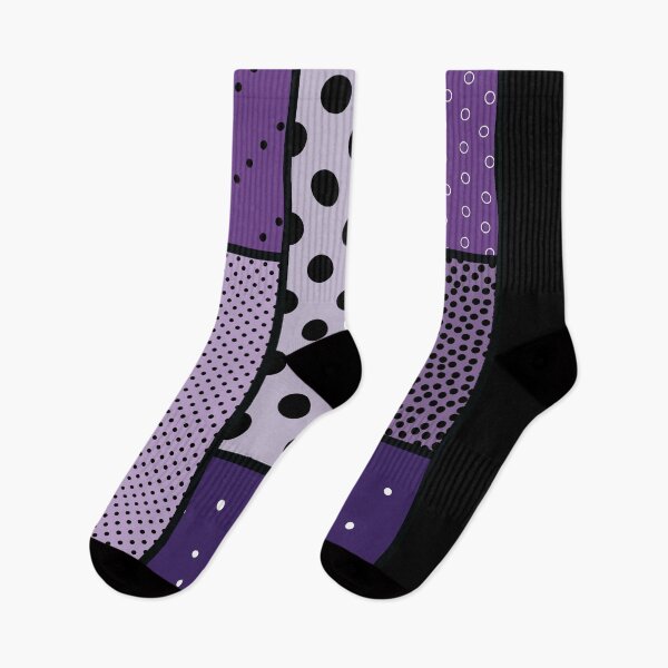 Item preview, Polka Dots & Circles Tableau – Purple designed and sold by RoguePatterns.