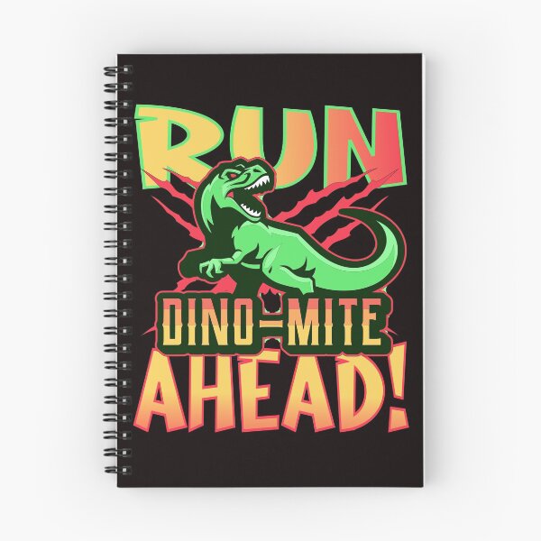 Item preview, RUN DINO-MITE AHEAD designed and sold by eyad1.