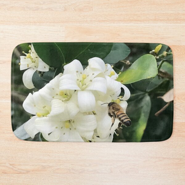 Item preview, Grumichama Cherry Flower Blossom With Worker Bee designed and sold by JDMHoney.