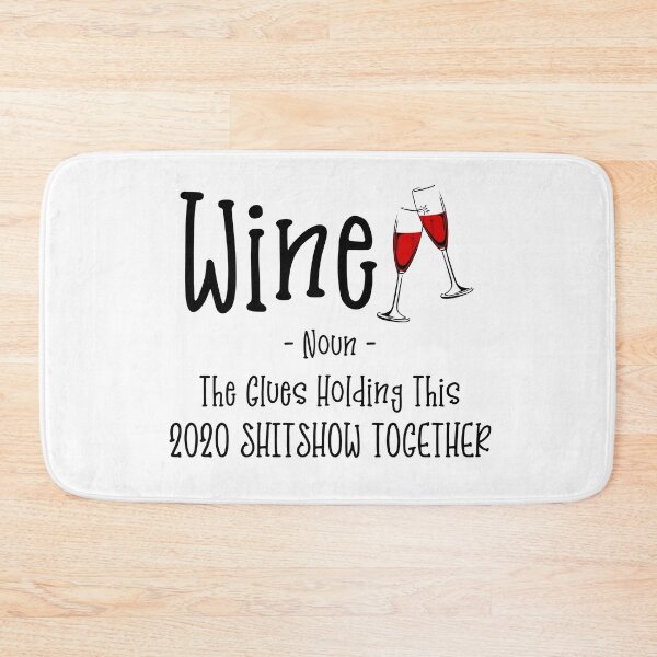 Item preview, Womens Funny Wine Definition The Glue Holding This 2020 Shitshow Together  designed and sold by Dolphin Graphic.