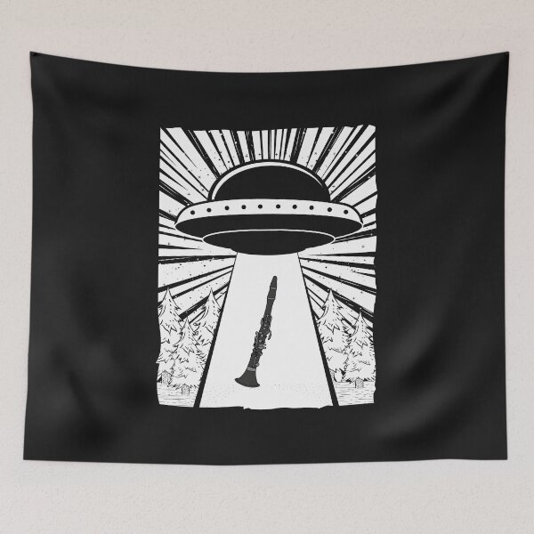 Item preview, Funny gift for clarinet player Abduction  designed and sold by Músico Ilustre.
