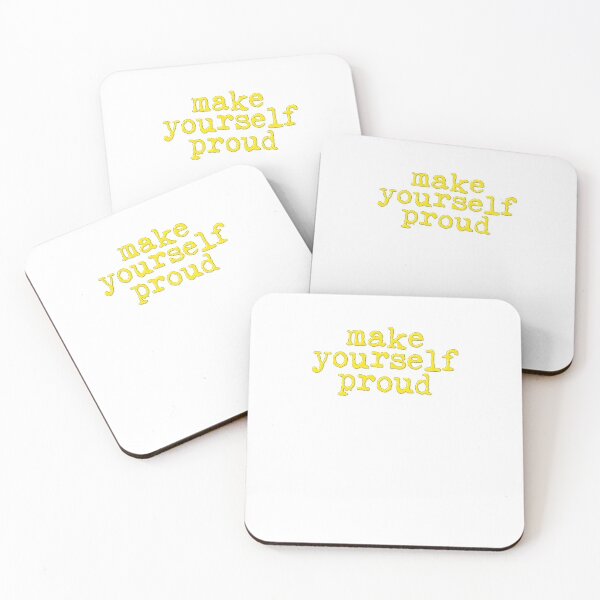 Item preview, Make Yourself Proud Yellow Motivationg designed and sold by sharedipmemes.