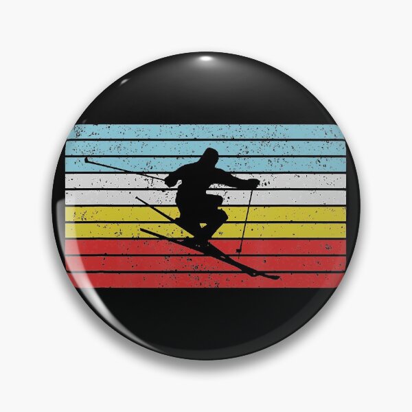 Item preview, Vintage Free-Style Ski Sports Design Skier Jumping designed and sold by RussellRoss.