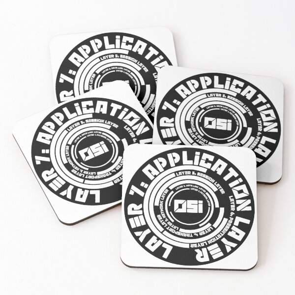 Item preview, OSI Hacker Cyberpunk Tag white on black designed and sold by aromis.