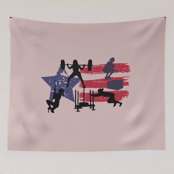 Item preview, USA Crossfit  Workout Fitness  Beast designed and sold by Desiznn.