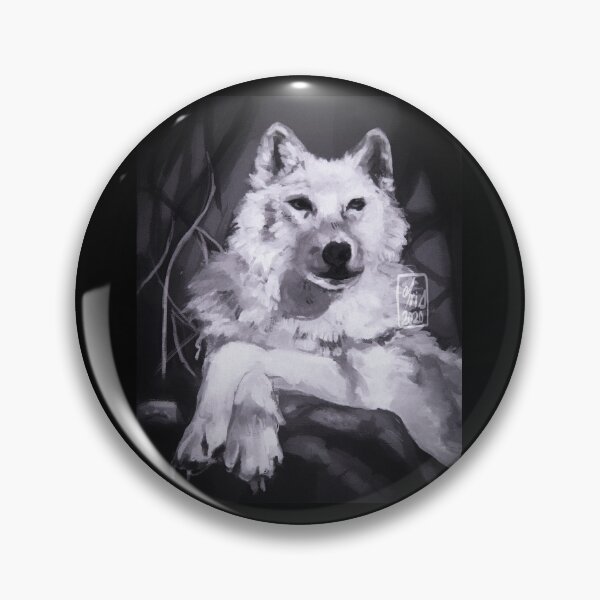 Item preview, wolf greyscale designed and sold by trashcangoddess.