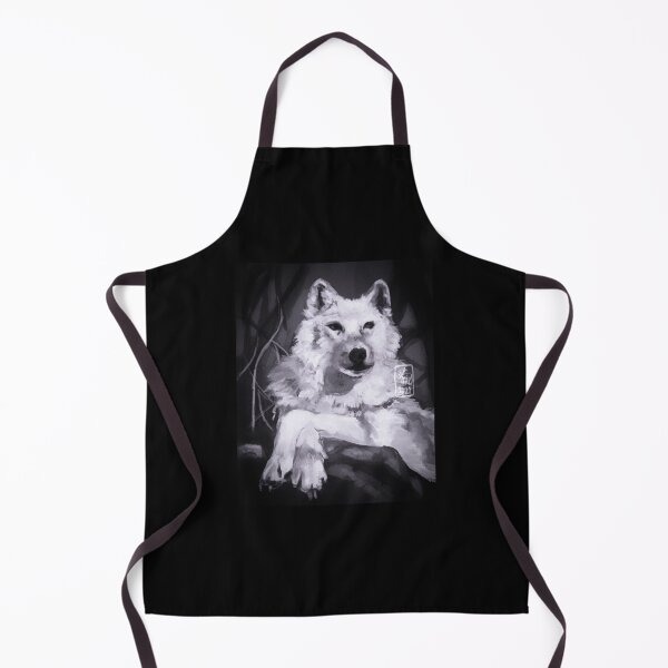 Item preview, wolf greyscale designed and sold by trashcangoddess.