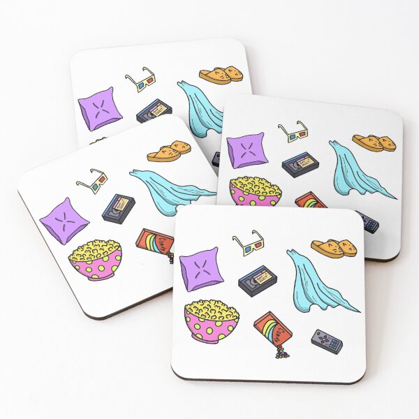 Item preview, Movie Night sticker pack designed and sold by BessieMoo.