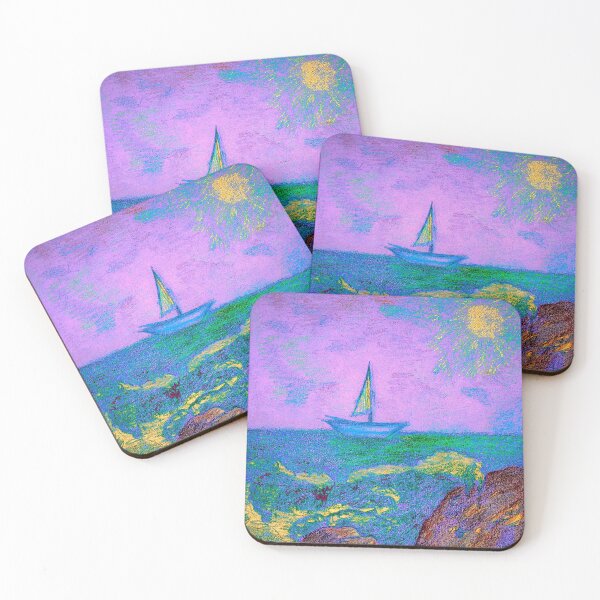Item preview, Little Sailboat and Lavender Sky designed and sold by Anthony Macaluso.