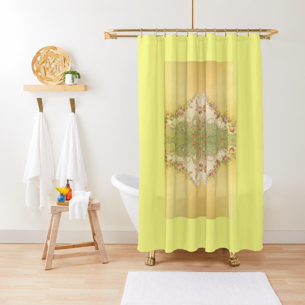 Historic Reitz Home-Evansville, IN-Victorian Wallpaper Shower Curtain