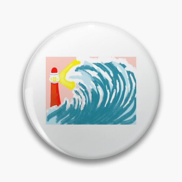 Item preview, Wave and Lighthouse designed and sold by renakennings.