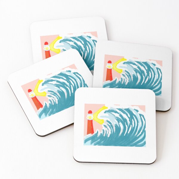 Item preview, Wave and Lighthouse designed and sold by renakennings.