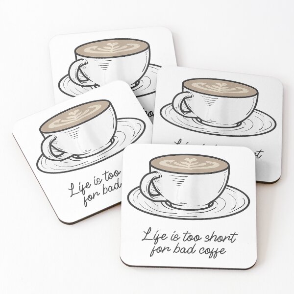 Item preview, Womens Life is too short for bad coffee designed and sold by RussellRoss.