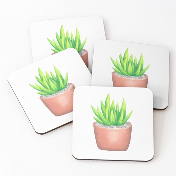 Item preview, Watercolor Aloe Succulent designed and sold by artbychojay.