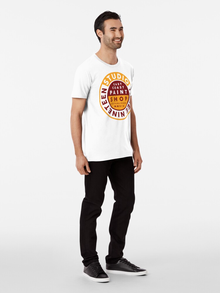 Alternate view of "CIRCLE LOGO” (YEL/BUR) TEES/HOODIES Premium T-Shirt