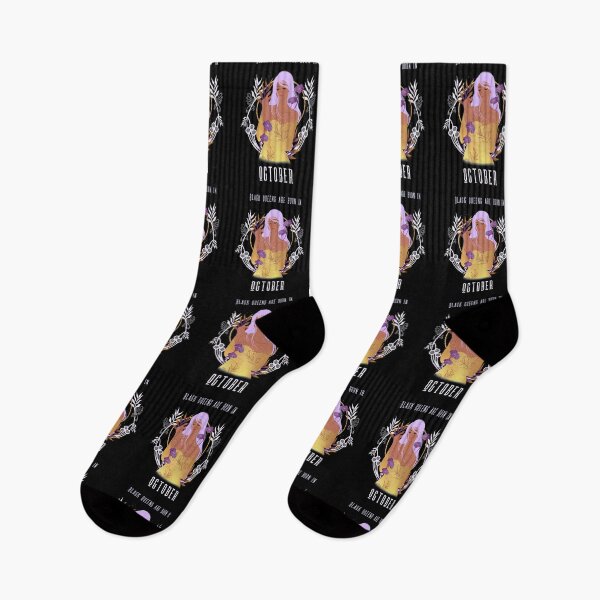 Item preview, Queens are Born in October Fairy Girl Portrait designed and sold by dreamofdenim.
