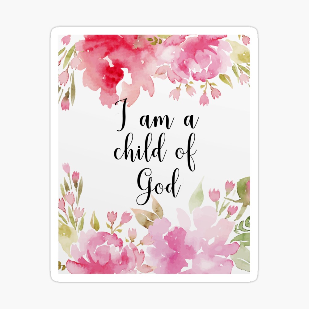 Bible Quotes I Am A Child Of God Spiral Notebook By Della95 Redbubble