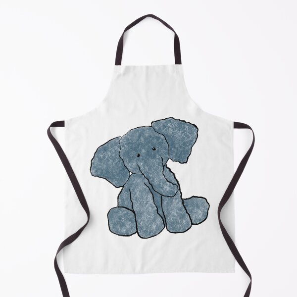 Item preview, blue stuffed elephant designed and sold by Sara Frane.