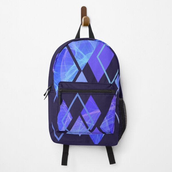 Item preview, Indigo Aqua Pinkish Rhombuses designed and sold by Shapes-Mania.