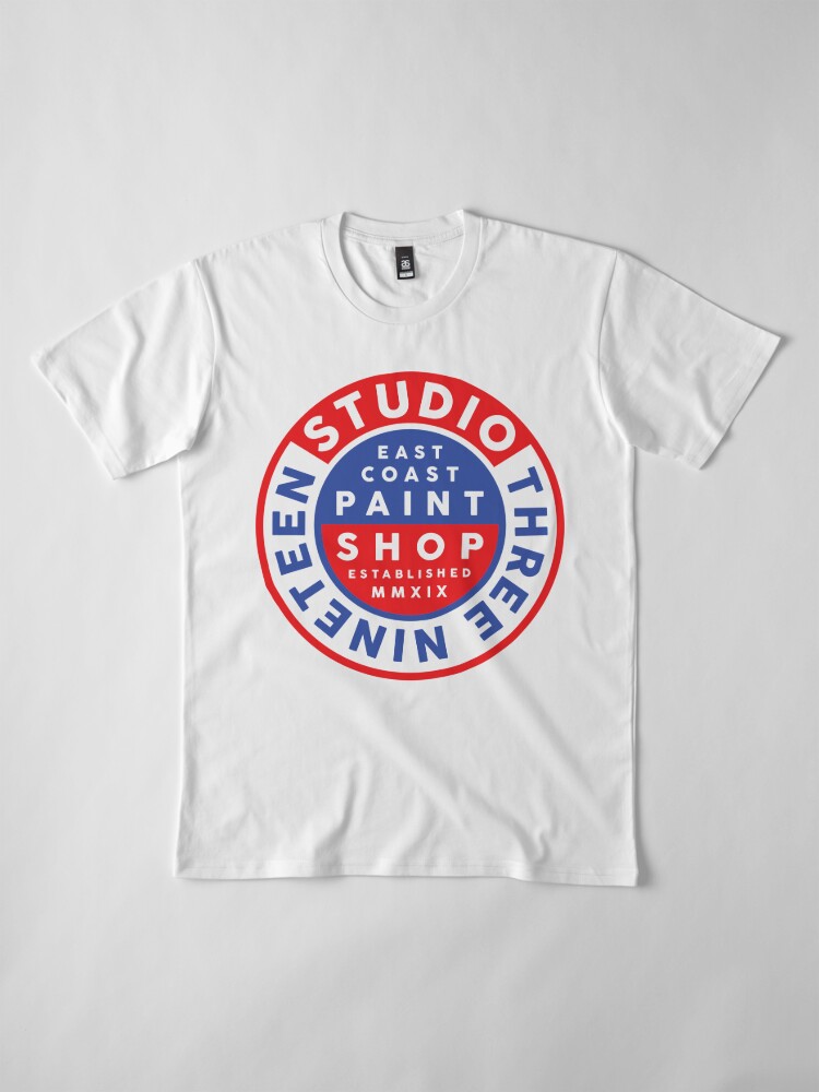 Alternate view of "CIRCLE LOGO” (RWB) TEES/HOODIES Premium T-Shirt