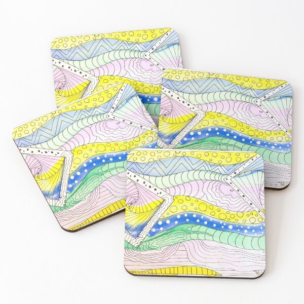 Item preview, Zentangle Doodle Art Ocean inspired designed and sold by TheDoodleNurse.