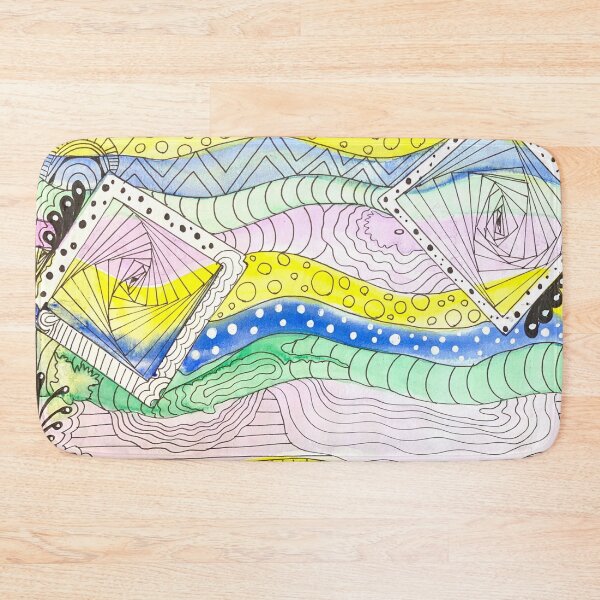 Item preview, Zentangle Doodle Art Ocean inspired designed and sold by TheDoodleNurse.