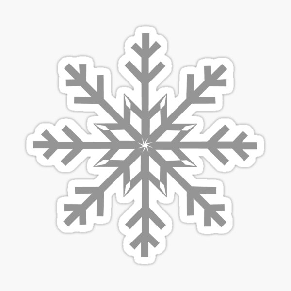 Item preview, Light Gray Snowflake on Gray designed and sold by Sharon Schwalbe.