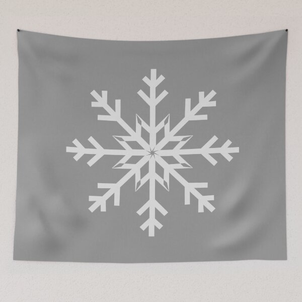 Item preview, Light Gray Snowflake on Gray designed and sold by Sharon Schwalbe.