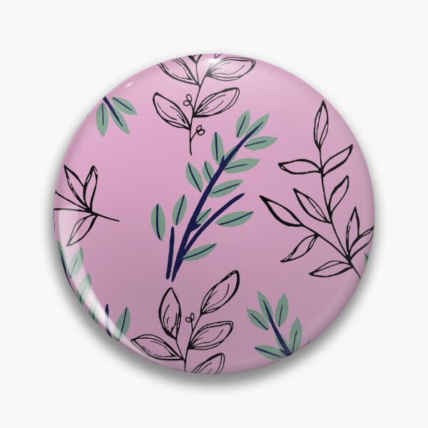 Item preview, Pink leaves pattern  designed and sold by creativepod.