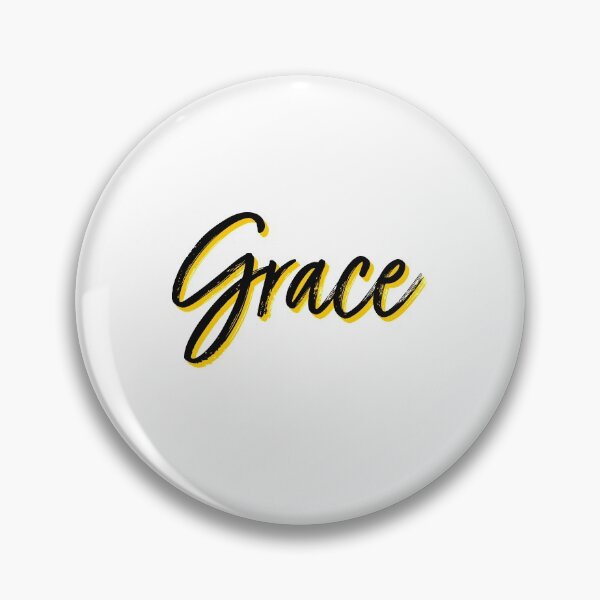 Item preview, Grace Yellow Script Motivate Christian designed and sold by thefrshmachine.