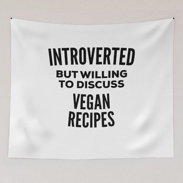 Item preview, Vegan Introvert designed and sold by HalpinDesign.