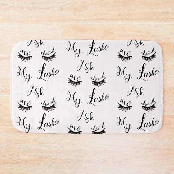 Item preview, ASK ME ABOUT MY LASHES designed and sold by hlpina1.