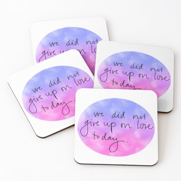 Item preview, we did not give up on love today  designed and sold by chricket.