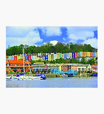 Bristol skyline in big colour Photographic Print