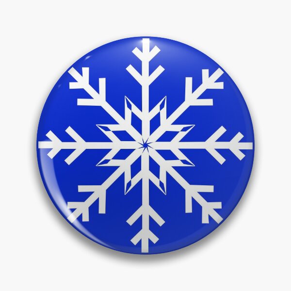 Item preview, White Snowflake on Royal Blue designed and sold by Sharon Schwalbe.